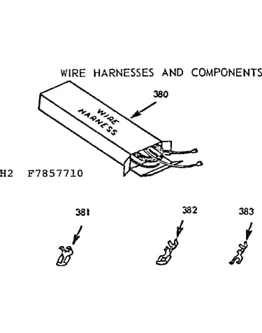 Wire harness and components