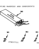 Wire harness and components