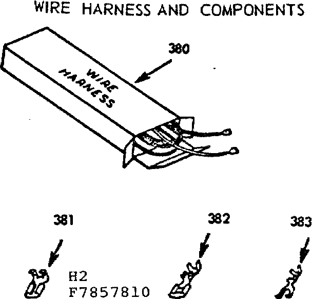 Wire harness and components