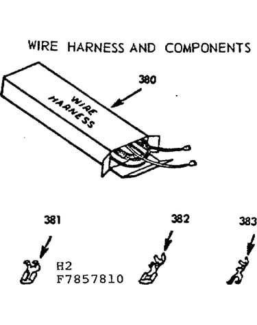 Wire harness and components