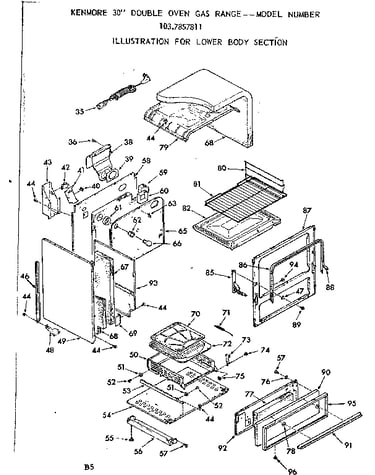 Lower body section