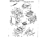 Kenmore 1037858010 lower oven body diagram