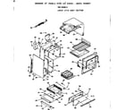 Kenmore 1037858012 oven body section diagram