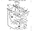 Kenmore 1037858012 burner section diagram