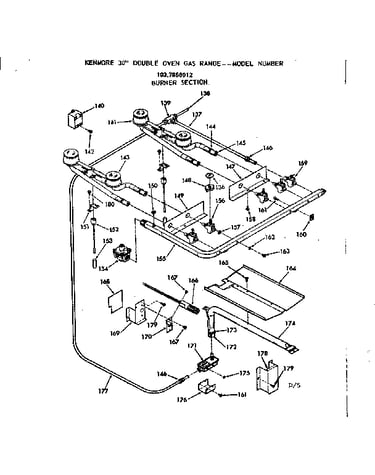 Burner section