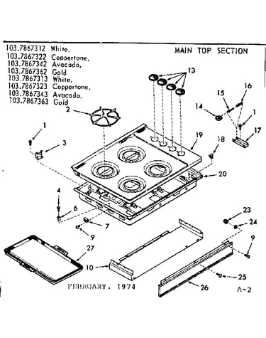 Main top section