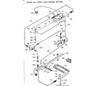 Kenmore 1037867322 upper & lower oven burner section diagram