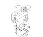 Kenmore 1037867344 upper and lower oven burner section diagram