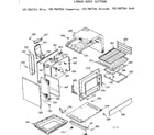 Kenmore 1037867364 lower body section diagram