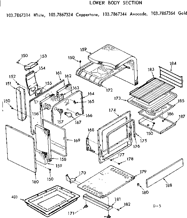 Lower body section
