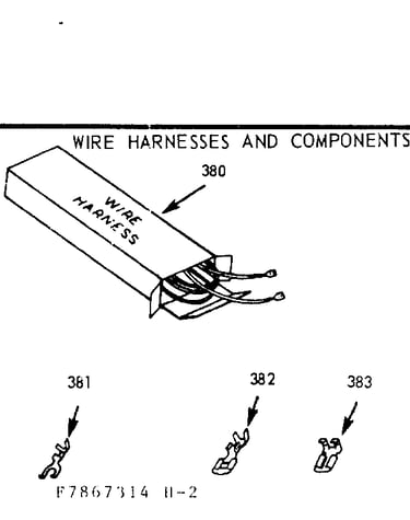 Wire harnesses and components