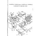 Kenmore 1037867520 lower body section diagram