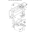 Kenmore 1037867610 upper and lower oven burner section diagram