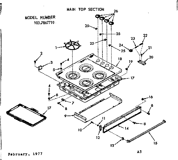 Main top section