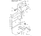 Kenmore 1037867710 upper and lower oven burner section diagram
