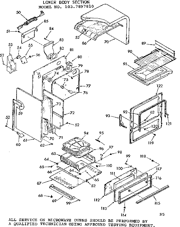 Lower body section
