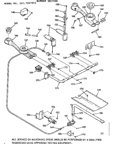 Burner section