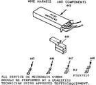 Kenmore 1037897810 wire harness and components diagram
