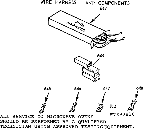 Wire harness and components