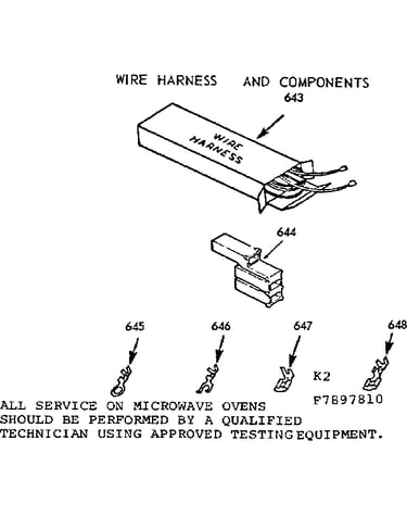 Wire harness and components