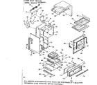 Kenmore 1037897811 lower body section diagram