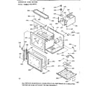Kenmore 1037897811 microwave oven section diagram