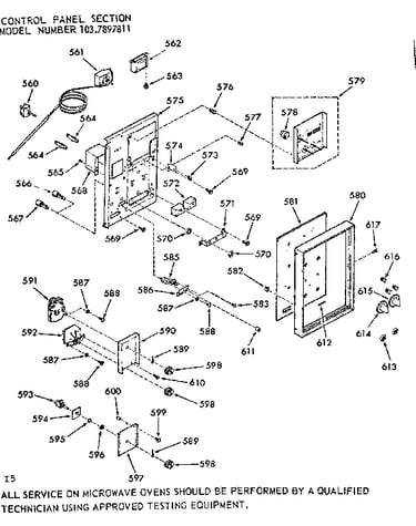 Control panel section