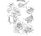 Kenmore 1037907910 lower body section diagram