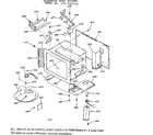 Kenmore 1037907910 microwave oven section diagram