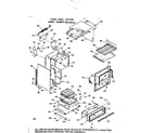 Kenmore 1037907911 lower body section diagram