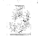 Kenmore 1037907911 upper oven pedestal section diagram
