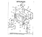 Kenmore 1037907911 microwave oven section diagram