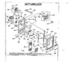 Kenmore 1037907911 control panel section diagram