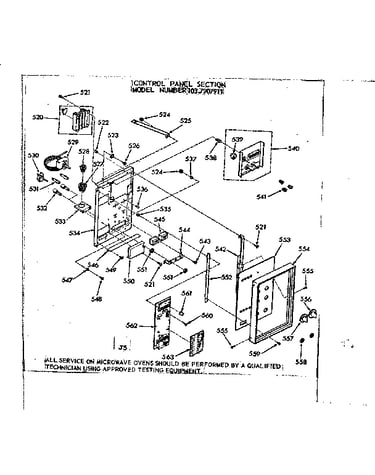 Control panel section