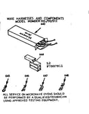Wire harness and components