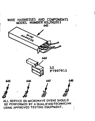 Wire harness and components