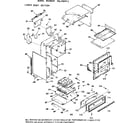 Kenmore 1037907912 lower body section diagram