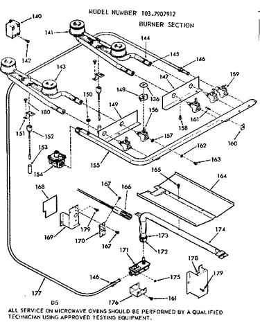 Burner section