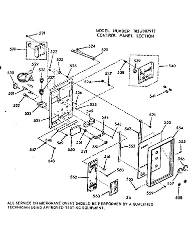Control panel section