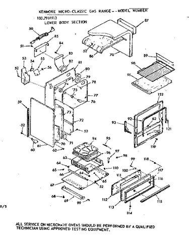 Lower body section