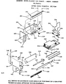 Upper oven pedestal section