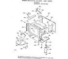 Kenmore 1037907913 microwave oven section diagram