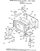 Microwave oven section