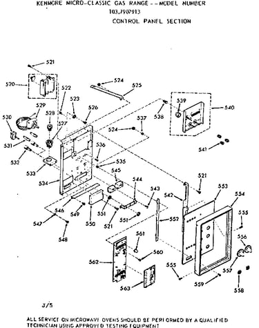 Control panel section