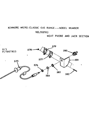 Meat probe and jack section