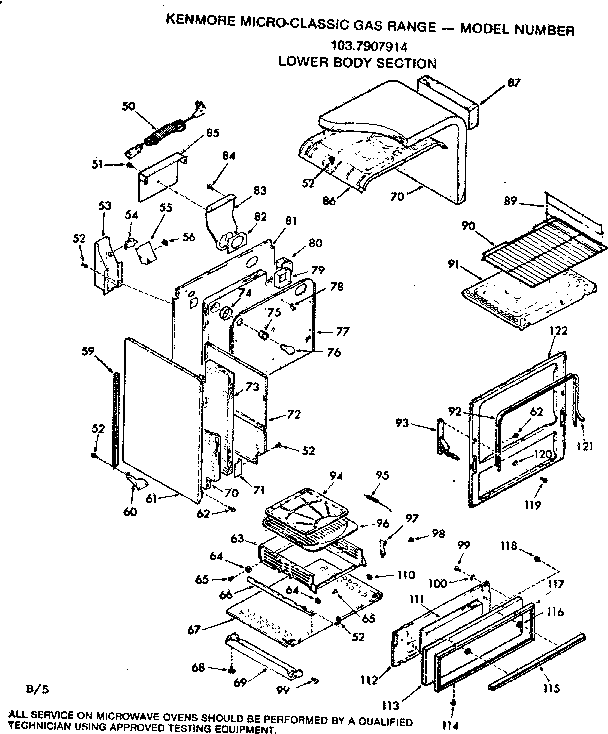 Lower body section