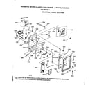 Kenmore 1037907914 control panel section diagram