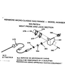 Meat probe and jack section