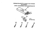 Kenmore 1037907914 wire harnesses and components diagram