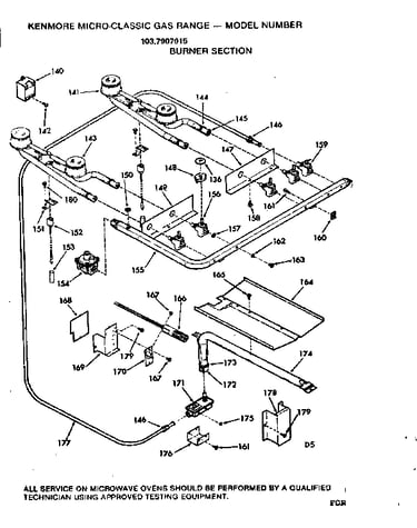 Burner section
